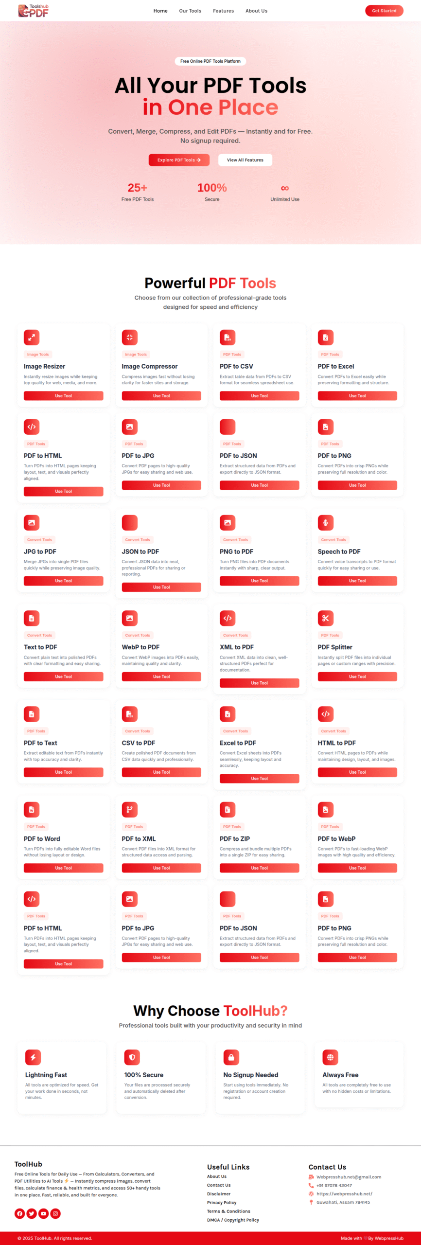 AdSense Ready 25+ PDF Tools Website in WordPress Using GeneratePress